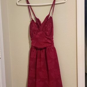 Wild Fable Rose Lace Up Dress Small